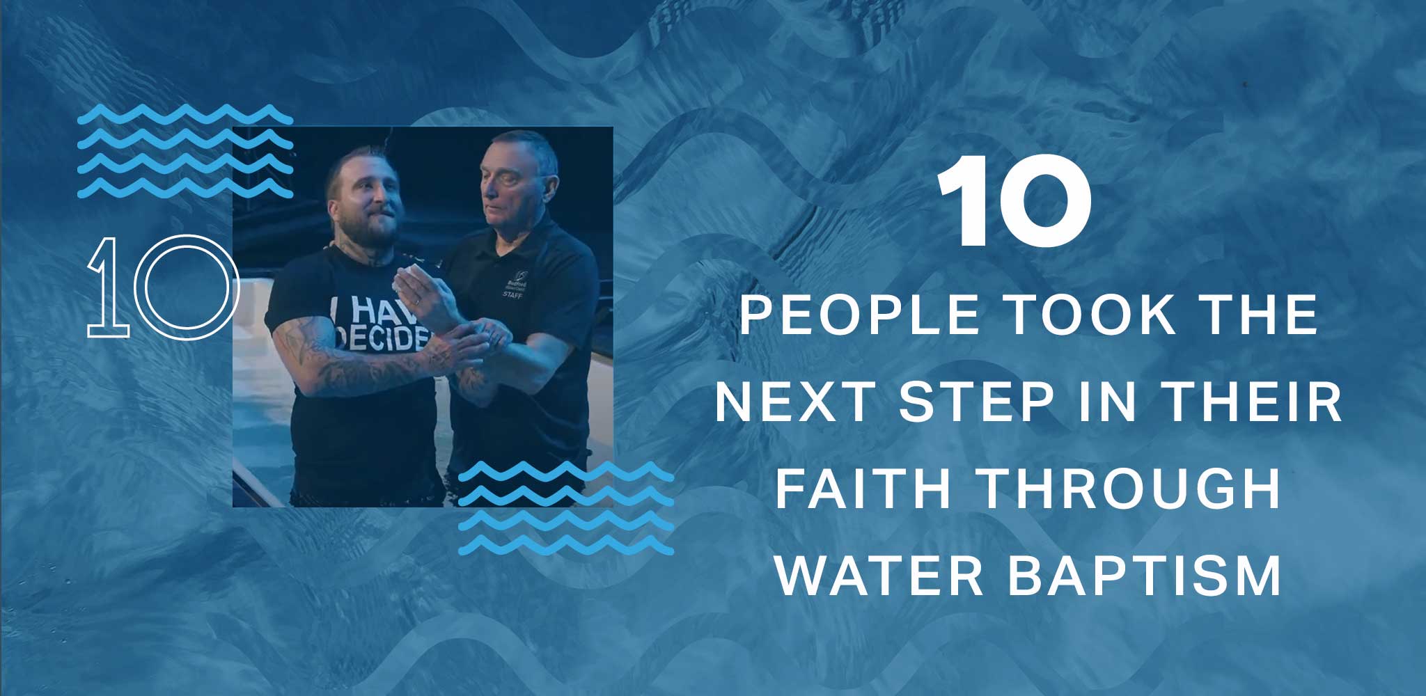 10 People were baptized in 2023.
