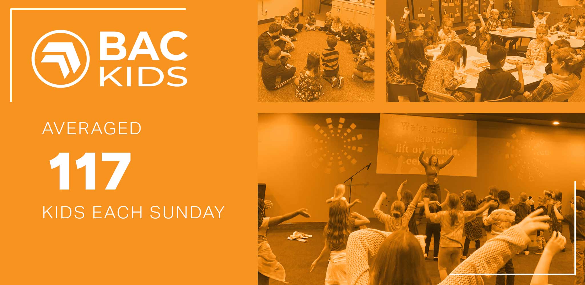 BAC Kids average attendance was 117 kids.