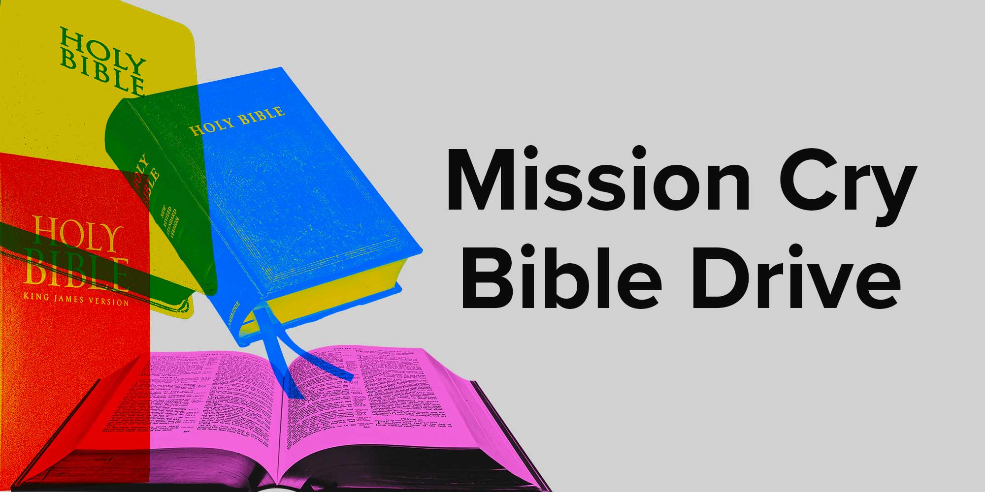 Mission Cry Bible Drive