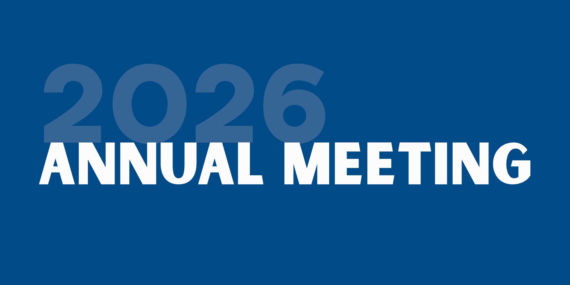 2026 Annual Meeting