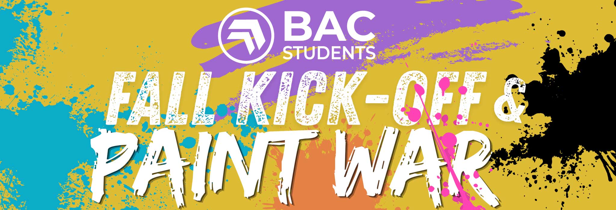BAC Students Fall Kick-Off & Paint War